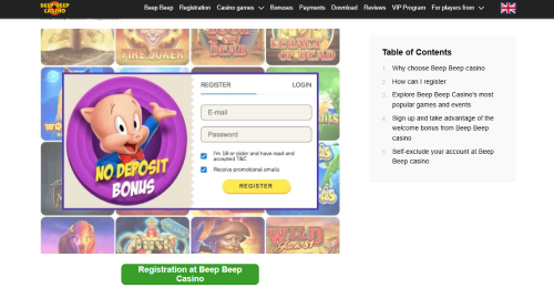 Register an account