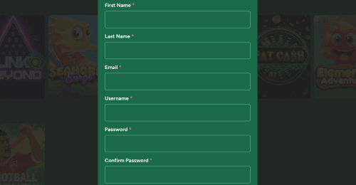 Fill out the registration form Fill out the registration form