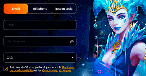 Remplissez le formulaire d'inscription Remplissez le formulaire d'inscription