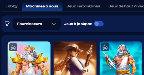 Commencez à jouer en argent réel