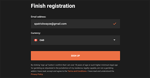Verify your account via email Verify your account via email