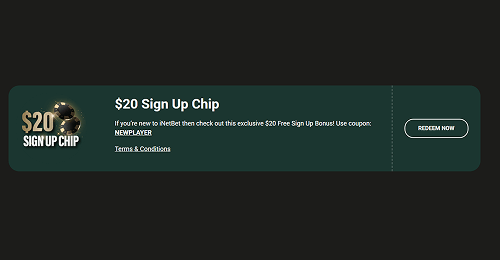Activate the no deposit bonus