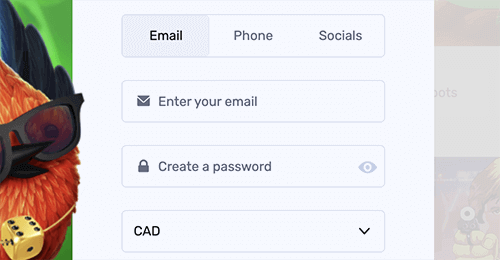 Register an account Register an account