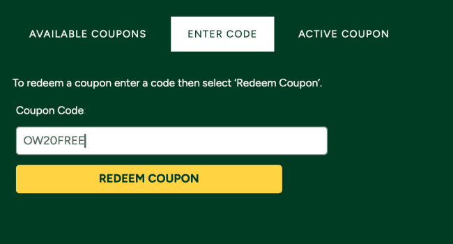 Activate the no deposit bonus
