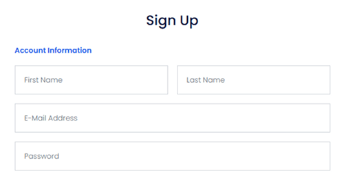 Sign up
