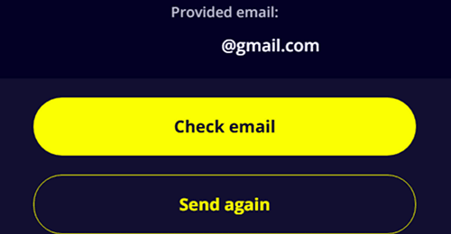 Confirm your profile
