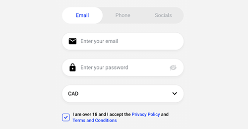 Register an account Register an account