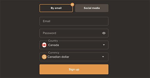 Register an account Register an account