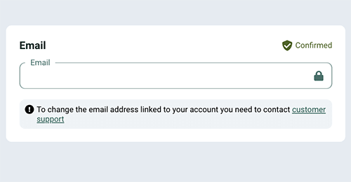 Verify your account Verify your account