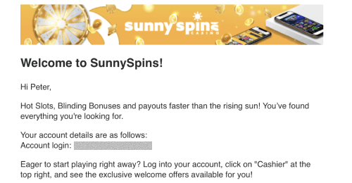 Confirm your account