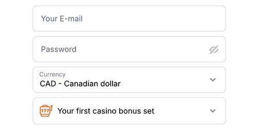 Register an account Register an account