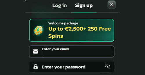 Register an account Register an account