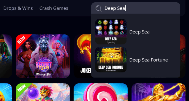 Launch Deep Sea and start playing Launch Deep Sea and start playing