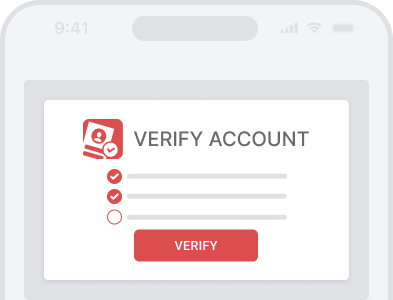 Complete verification to claim no card free spins