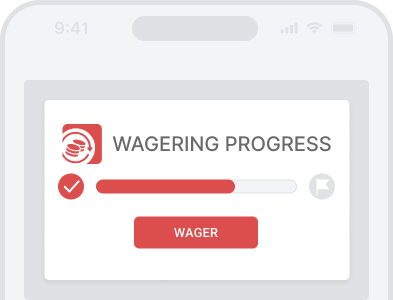Complete low wagering requirements